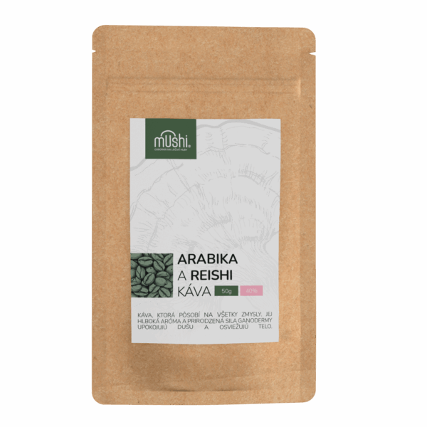 100% Arabica a Reishi káva s 40% extraktom